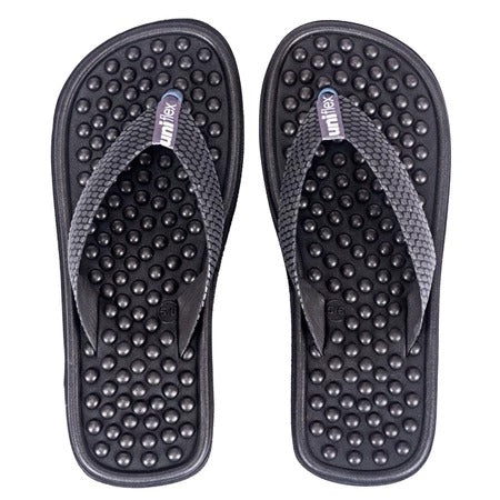 Chinelo Ortopédico Uni Flex Unissex Original | para Esporão e Fascite Plantar + Bola de Cravo Fisioterapeuta