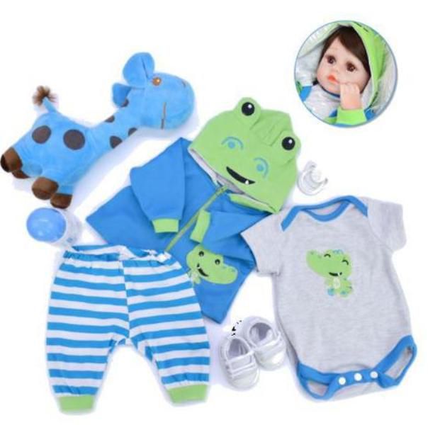 Bebê Reborn Brastoy com Enxoval Original 100% Silicone | Super Realista