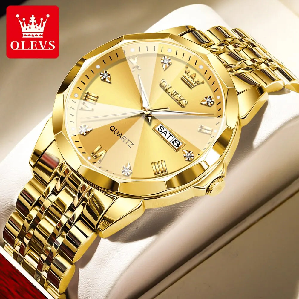 Relógio de Luxo Olevs Diamante