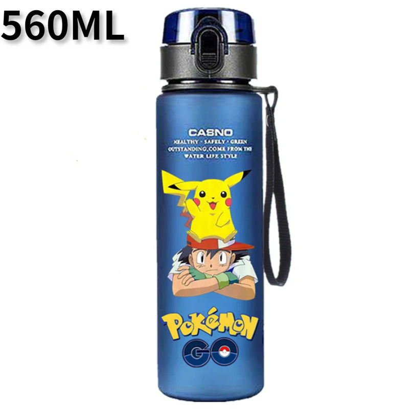 Garrafinha com Alça de Tecido Pokemon Pikachu 560ml