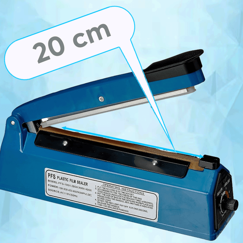 Seladora Térmica Sealer PFS-200 8 Temperaturas + Brinde Exclusivo