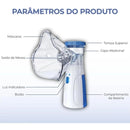 Inalador Nebulizador Portátil Ultrassônico Atomizador para Crianças e Adultos