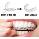 Par de Moldes Mordedores para Combater e Prevenir o Bruxismo (ranger de dentes)
