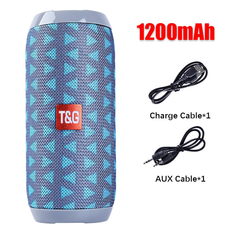 Caixa de Som Portátil Bluetooth T&G Loja Vibe Jovem