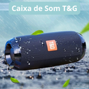 Caixa de Som Portátil Bluetooth T&G Loja Vibe Jovem